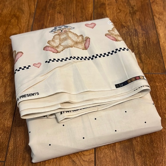 Vintage 1999 Sewing Fabric #7141 Ted-E-Bear Border Past & Presents 2ydsx45”Quilt - Picture 8 of 8